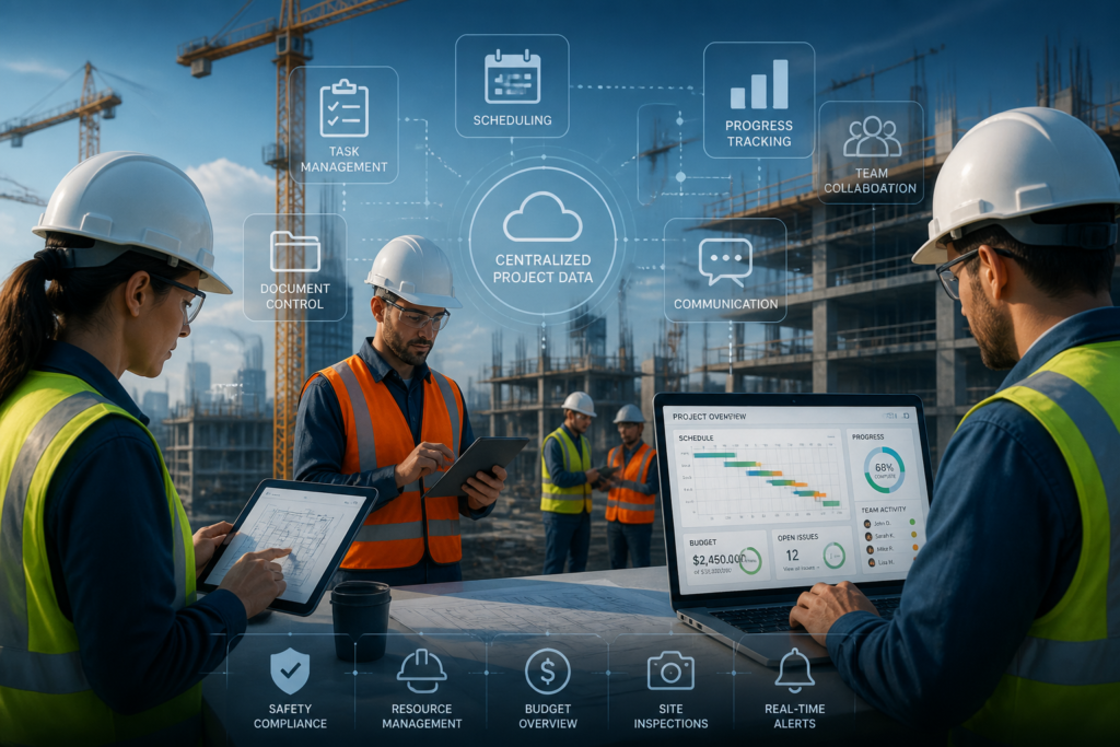 Maximize Construction Project Efficiency with Integrated Internal Business Software