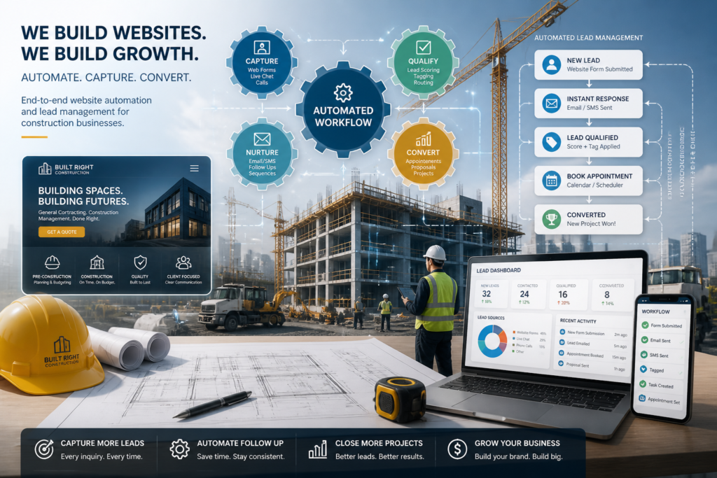 Maximize Construction Lead Generation with Website Automation