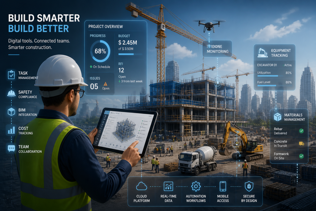 Streamlining Construction Operations: Essential Efficiency Tools and Software
