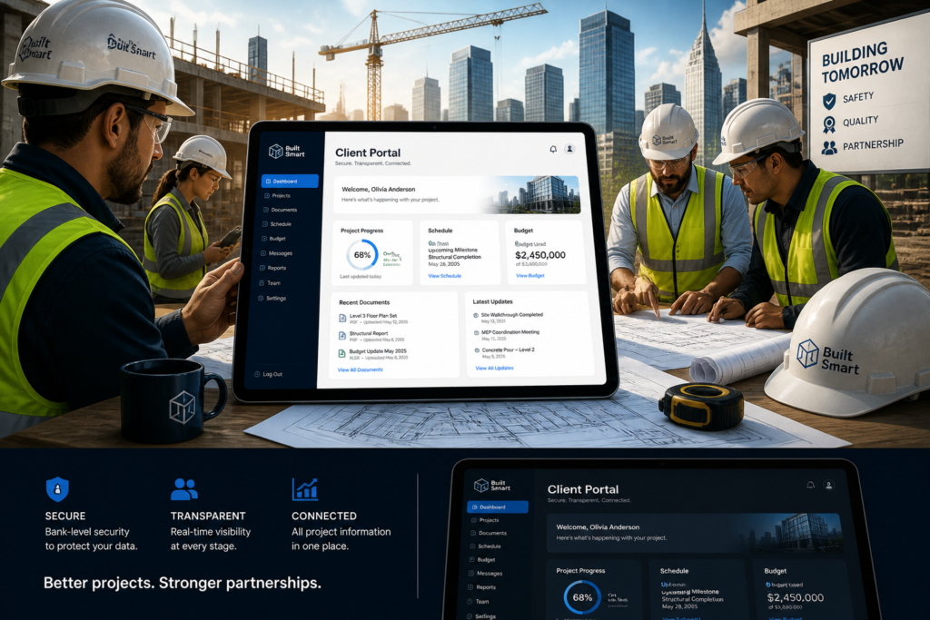 Enhance Construction Project Success with Secure Client Portals