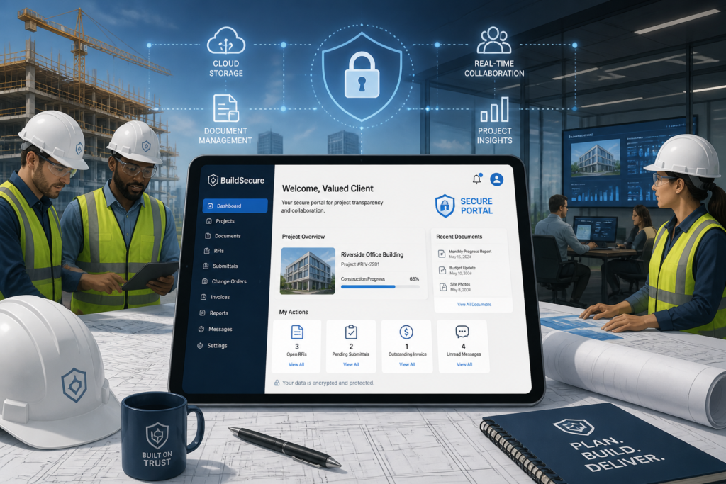 Maximize Construction Efficiency with Secure Client Portals