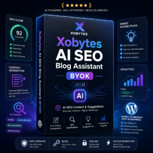 AI SEO Data &  Automatic Blog Writer for WordPress by XoBytes