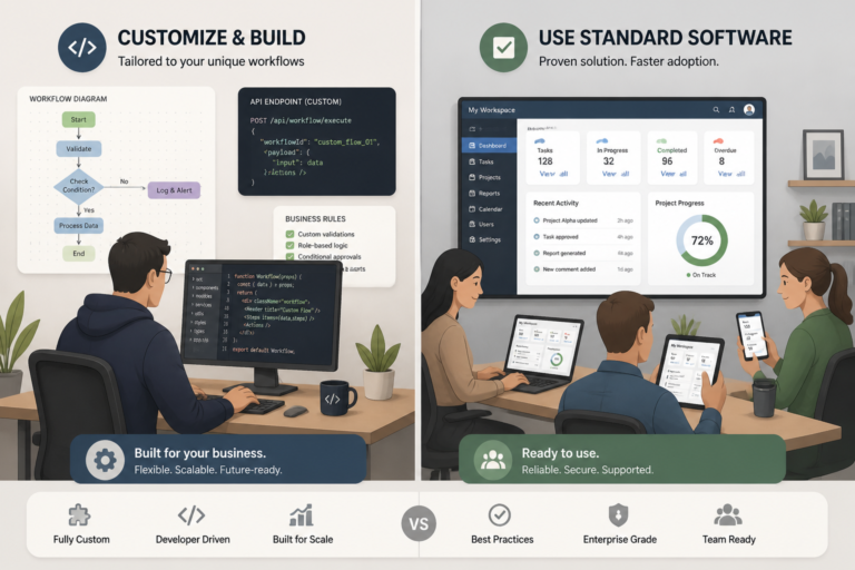 Custom Software or Ready-Made? Comparing Proprietary and Off-the-Shelf Solutions