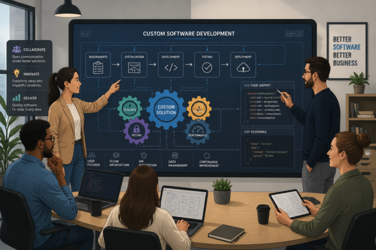 How Custom Software Development Works: A Complete Breakdown